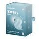 Вакуумний кліторальний стимулятор з вібрацією Satisfyer Sassy Seal, 2 незалежні мотори в інтим-бутику EroticToys