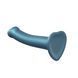 Насадка для страпону Strap-On-Me Mono Density Dildo M Blue, діам. 3,3 см, одношаровий силікон, гнучк в інтим-бутику EroticToys