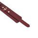 Шкіряні наручники Liebe Seele Wine Red Wrist Cuffs, знімний ланцюжок-кріплення в інтим-бутику EroticToys