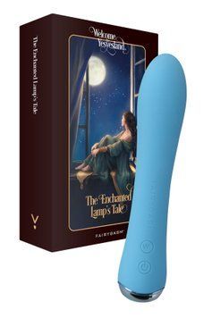 Вібратор з підігрівом FairyGasm WowGenie blue, підігрів до 42 &deg;C &mdash; купити в інтим-бутику EroticToys