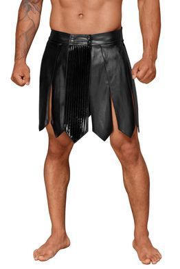 Чоловіча спідниця гладіатора Noir Handmade H053 Eco leather men's gladiator skirt, M, екошкіра &mdash; купити в інтим-бутику EroticToys