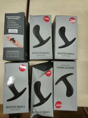 Анальна пробка Fun Factory BOOTIE S, чорна (м'яте паковання!!!) &mdash; купити в інтим-бутику EroticToys
