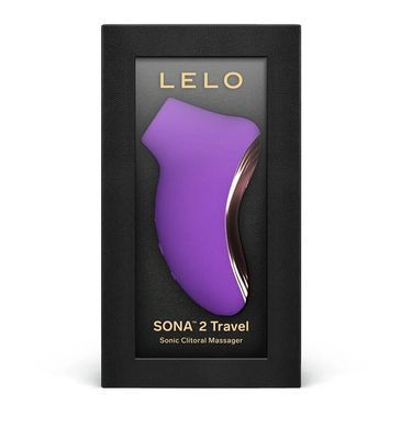 Звуковий стимулятор клітора LELO SONA 2 Travel Purple, тревел-версія, 12 режимів &mdash; купити в інтим-бутику EroticToys