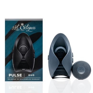 Іграшка для пар Hot Octopuss PULSE DUO, пульсація, використання без рук, підходить для пар, пульт ДК &mdash; купити в інтим-бутику EroticToys