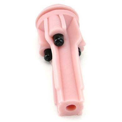 Мастурбатор з вібрацією Fleshlight Vibro Pink Lady Touch, три віброкулі, стимулювальний рельєф &mdash; купити в інтим-бутику EroticToys
