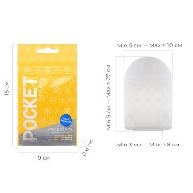 Мастурбатор TENGA Pocket Spark Beads &mdash; купити в інтим-бутику EroticToys
