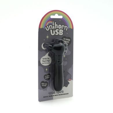 Вібратор-єдиноріжка Unihorn USB Bullet &ndash; Wild Spirit, віброкуля, USB-зарядка, 10 режимів &mdash; купити в інтим-бутику EroticToys