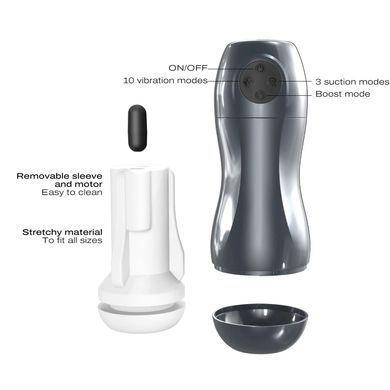Вібромастурбатор Dorcel BLOWJOY VIBE, ефект всмоктування &mdash; купити в інтим-бутику EroticToys