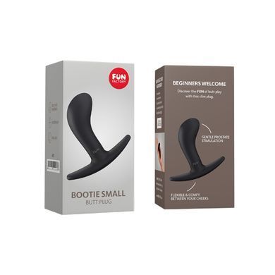 Анальна пробка Fun Factory BOOTIE S, чорна (м'яте паковання!!!) &mdash; купити в інтим-бутику EroticToys