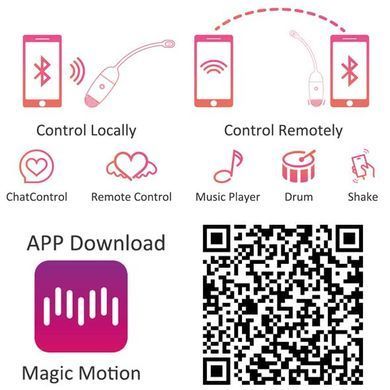 Смарт-віброяйце Magic Motion Vini Orange, керування зі смартфона &mdash; купити в інтим-бутику EroticToys