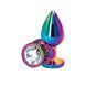 Анальна пробка NS Novelties Rear Assets - Multicolor - Medium - Clear в інтим-бутику EroticToys