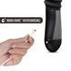 Пульсатор Blush Temptasia &ndash; Lazarus Thrusting Dildo &ndash; Black, ребристий стовбур, 3 швидкості в інтим-бутику EroticToys