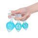 Анальна пробка Liebe Seele Heart-shaped Crystal Anal Plug - Blue Medium в інтим-бутику EroticToys