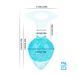 Анальна пробка Liebe Seele Heart-shaped Crystal Anal Plug - Blue Medium в інтим-бутику EroticToys