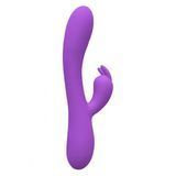 Вібратор-кролик Wooomy Gili-Gili Vibrator with Heat Purple, відросток з вушками, підігрів до 40&deg;С &mdash; купити в інтим-бутику EroticToys