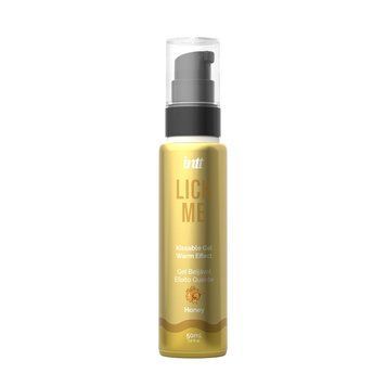 Гель для оральних пестощів із зігрівальним ефектом INTT Lick Me Kissable Gel Honey 50 мл, без цукру &mdash; купити в інтим-бутику EroticToys