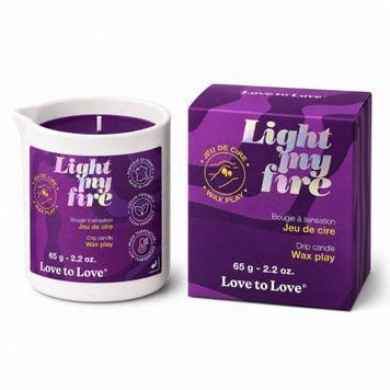 БДСМ-свічка низькотемпературна Love To Love LIGHT MY FIRE - WAX PLAY 65 г &mdash; купити в інтим-бутику EroticToys