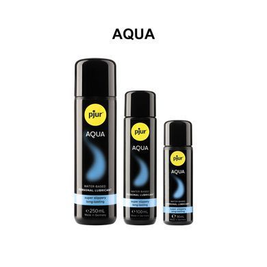 Лубрикант на водній основі pjur Aqua 30 мл, ефект оксамитової шкіри без прилипання &mdash; купити в інтим-бутику EroticToys