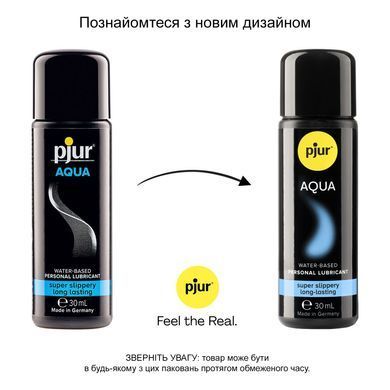 Лубрикант на водній основі pjur Aqua 30 мл, ефект оксамитової шкіри без прилипання &mdash; купити в інтим-бутику EroticToys
