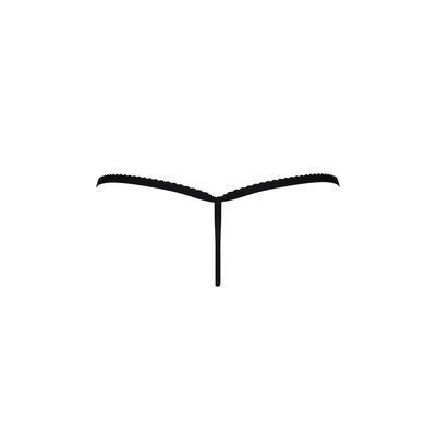 Трусики мереживні Passion Exclusive ATHENA THONG L/XL, black &mdash; купити в інтим-бутику EroticToys