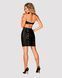 Сукня під зміїну шкіру Obsessive Vivianty dress M/L, чорна в інтим-бутику EroticToys