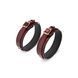 Фіксатори для стегон Liebe Seele Wine Red Thigh Cuffs S Size, натуральна шкіра в інтим-бутику EroticToys