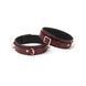 Фіксатори для стегон Liebe Seele Wine Red Thigh Cuffs S Size, натуральна шкіра в інтим-бутику EroticToys