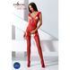 Сітчастий бодістокінг Passion BS062 One Size, Red, комбінезон, імітація панчіх, відкритий доступ в інтим-бутику EroticToys