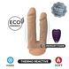 Подвійний фалоімітатор з вібрацією SilexD Double Gusto Vibro Flesh (Model 1 size 8" & 7") + LRS, діаметр 4,5 см та 3,7 см в інтим-бутику EroticToys