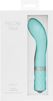 Розкішний вібратор Pillow Talk - Sassy Teal з кристалом Сваровські для точки G, подарункова упаковка &mdash; купити в інтим-бутику EroticToys