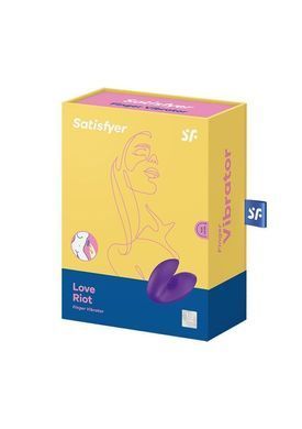 Вібратор на палець Satisfyer Love Riot Purple, 12 варіантів використання &mdash; купити в інтим-бутику EroticToys