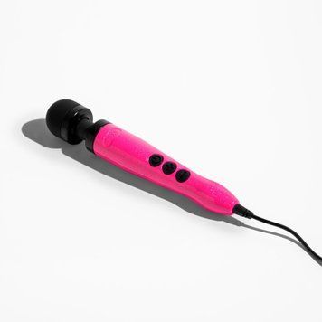 Вібромасажер DOXY Die Cast 3 Hot Pink, дуже потужний, живлення 220В, металевий корпус &mdash; купити в інтим-бутику EroticToys