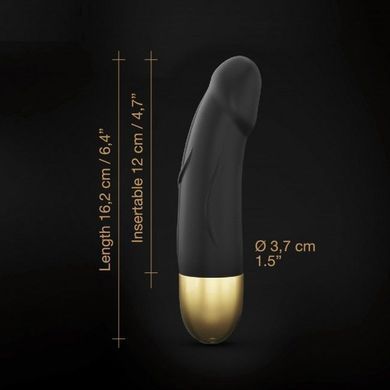 Вібратор для точки G Dorcel Real Vibration S Gold 2.0 (діаметр 3,7 см, перезаряджуваний) &mdash; купити в інтим-бутику EroticToys