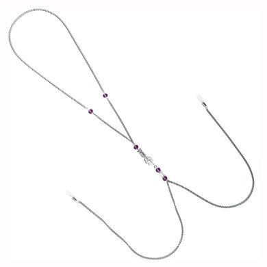 Прикраса для сосків Art of Sex - Nipple Clamps Arrow, колір фіолетовий &mdash; купити в інтим-бутику EroticToys