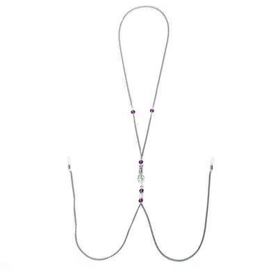 Прикраса для сосків Art of Sex - Nipple Clamps Arrow, колір фіолетовий &mdash; купити в інтим-бутику EroticToys