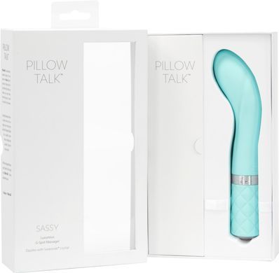 Розкішний вібратор Pillow Talk - Sassy Teal з кристалом Сваровські для точки G, подарункова упаковка &mdash; купити в інтим-бутику EroticToys