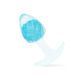 Анальна пробка Liebe Seele Icecream-shaped Crystal Anal Plug - Blue Medium в інтим-бутику EroticToys