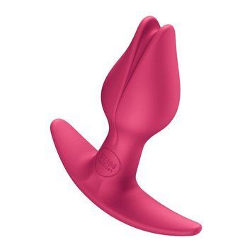 Анальна пробка Fun Factory BOOTIE FEM Raspberry, у вигляді бутона, діаметр 2,9 см, тонкий обмежувач &mdash; купити в інтим-бутику EroticToys
