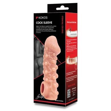 Насадка на член Kokos Cock Sleeve CS 010 S (м'яте паковання!!!) &mdash; купити в інтим-бутику EroticToys