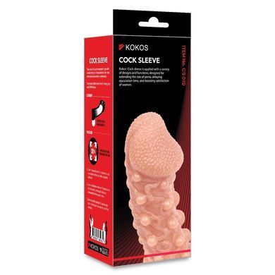 Насадка на член Kokos Cock Sleeve CS 010 S (м'яте паковання!!!) &mdash; купити в інтим-бутику EroticToys