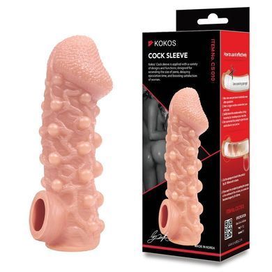 Насадка на член Kokos Cock Sleeve CS 010 S (м'яте паковання!!!) &mdash; купити в інтим-бутику EroticToys