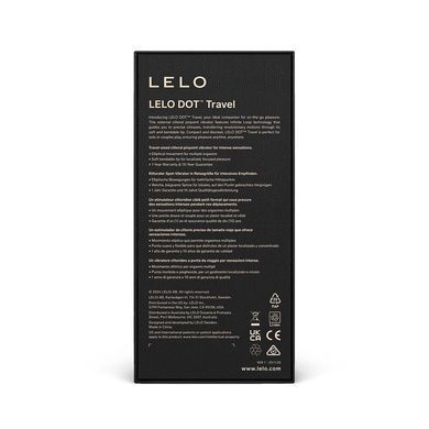 Кліторальний вібратор LELO DOT Travel Purple, точкова стимуляція, 8 режимів &mdash; купити в інтим-бутику EroticToys