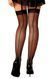 Панчохи Anne De Ales FLORA T4 Black в інтим-бутику EroticToys