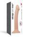 Насадка для страпона Strap-On-Me Dual Density Dildo Flesh M, діаметр 3,3 см, двошарова, гнучкий в інтим-бутику EroticToys