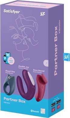 Набір Satisfyer Partner Box 3 (Double Joy, Sexy Secret + Royal One) &mdash; купити в інтим-бутику EroticToys