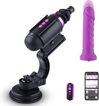 Міні секс-машина Hismith Mini Capsule Sex-Machine with Strong Suction Cup (м'ята паковання!!!) &mdash; купити в інтим-бутику EroticToys