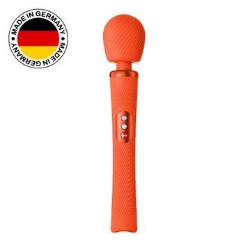 Вібромасажер Fun Factory VIM Vibrating Wand sunrise orange, суперпотужний та легкий, до 6 годин роботи &mdash; купити в інтим-бутику EroticToys