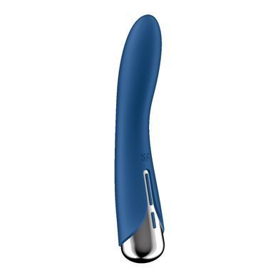 Вібратор точки G з обертанням Satisfyer Spinning Vibe 1 Blue, 2 мотори &mdash; купити в інтим-бутику EroticToys