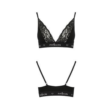 Еластичний топ з мереживом Passion PS001 TOP L, black &mdash; купити в інтим-бутику EroticToys