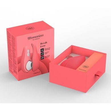 Вакуумний кліторальний стимулятор Womanizer Liberty 2 Vibrant Rose (м'яте паковання!!!) &mdash; купити в інтим-бутику EroticToys